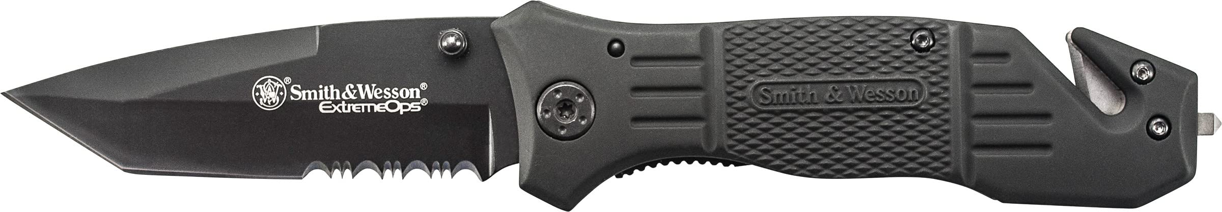 Smith & Wesson SWFR2S 8in High Carbon S.S. Folding Knife for Outdoor and Survival